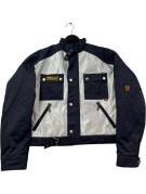 BELSTAFF MOTORCYCLE JACKET RACING NAVY MEN PRE OWNED L