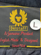 BELSTAFF MOTORCYCLE JACKET RACING NAVY MEN PRE OWNED L