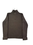 BELSTAFF MAGLIONE MEZZA ZIP CLASSIC MARRONE UOMO PRE OWNED XL