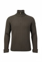 BELSTAFF MAGLIONE MEZZA ZIP CLASSIC MARRONE UOMO PRE OWNED XL