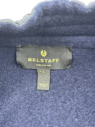 Belstaff Blue Zip Jacket Knit with Quilted Details Unisex S