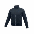 Bench Felpa con cappuccio casual full zip con logo nera da uomo L