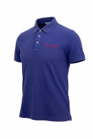 Best Company Polo T-Shirt Casual Logo Μπλε UNISEX L