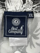 BEST COMPANY ΣΟΡΤΣ ΜΑΓΙΟ FLORAL PRINT ΜΑΥΡΟ / ΛΕΥΚΟ UNISEX XXL