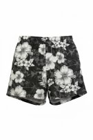 BEST COMPANY ΣΟΡΤΣ ΜΑΓΙΟ FLORAL PRINT ΜΑΥΡΟ / ΛΕΥΚΟ UNISEX XXL