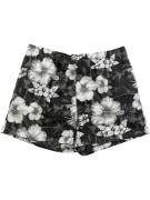 BEST COMPANY ΣΟΡΤΣ ΜΑΓΙΟ FLORAL PRINT ΜΑΥΡΟ / ΛΕΥΚΟ UNISEX XXL