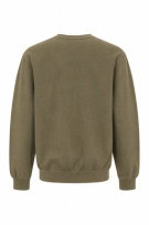 BEVERLY HILLS POLO CLUB CREWNECK MINIMAL OLIVE MEN PRE OWNED XL