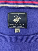 Beverly Hills Polo Club Blue Knit Sweater Men’s XXL
