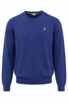 BEVERLY HILLS POLO CLUB ΠΛΕΚΤΟ ΠΟΥΛΟΒΕΡ ΚΛΑΣΙΚΟ ΜΠΛΕ ΑΝΤΡΙΚΟ PRE OWNED XXXL