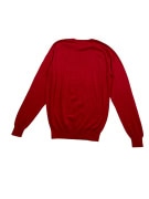 BEVERLY HILLS POLO CLUB Πλεκτό Sweater Vintage Logo Κόκκινο Ανδρικό M