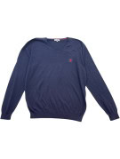 BEVERLY HILLS POLO CLUB ΠΟΥΛΟΒΕΡ V NECK MINIMAL NAVY ΑΝΤΡΙΚΟ PRE OWNED L