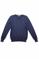 BEVERLY HILLS POLO CLUB ΠΟΥΛΟΒΕΡ V NECK MINIMAL NAVY ΑΝΤΡΙΚΟ PRE OWNED L
