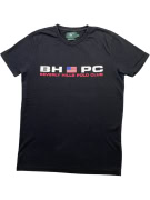 BEVERLY HILLS POLO CLUB T-SHIRT CASUAL LOGO PRINT ΜΑΥΡΟ ΑΝΔΡΙΚΟ M