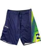 BILLABONG BERMUDA SHORTS GRAPHIC NAVY MEN PRE OWNED L
