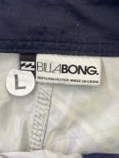 BILLABONG BERMUDA SHORTS GRAPHIC NAVY MEN PRE OWNED L