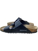 Birkenstock Arizona Black Leather Double Strap Sandals Unisex EU 36