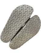 Birkenstock Arizona Μπεζ Snakeskin Διπλό Λουράκι Σανδάλια Unisex EU 40
