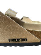 Birkenstock Arizona Gold Glitter Double Strap Sandals Unisex EU 39
