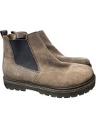BIRKENSTOCK Δερμάτινα Chelsea Μποτάκια Casual Με Λογότυπο Καφέ Ανδρικό 41