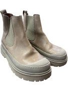BIRKENSTOCK Stivaletti Chelsea in pelle beige 38