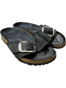 BIRKENSTOCK ΔΕΡΜΑΤΙΝΑ ΣΑΝΔΑΛΙΑ CLASSIC ΜΑΥΡΟ UNISEX PRE OWNED EU 37