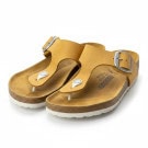 BIRKENSTOCK GIZEH SANDALI INFRADITO MINIMAL SENAPE UNISEX PRE OWNED EU 40