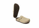 BIRKENSTOCK CLOG BUCKLE BEIGE WOMENS PRE OWNED EU 42