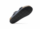 BIRKENSTOCK ΣΑΝΔΑΛΙ ΧΕΙΡΟΠΟΙΗΤΗ ΔΕΡΜΑΤΙΝΗ ΛΕΠΤΟΜΕΡΕΙΑ ΜΠΛΕ ΑΝΤΡΙΚΟ PRE OWNED EU 43