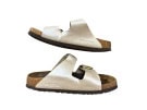 BIRKENSTOCK SANDALS CLASSIC CREAM UNISEX PRE OWNED EU 38