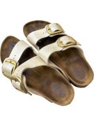 BIRKENSTOCK SANDALS CLASSIC CREAM UNISEX PRE OWNED EU 38