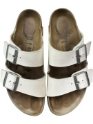 BIRKENSTOCK ΣΑΝΔΑΛΙΑ CLASSIC OFF WHITE UNISEX PRE OWNED