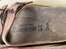 BIRKENSTOCK ΣΑΝΔΑΛΙA ΔΕΡΜΑΤΙΝΑ ΚΑΦΕ ΑΝΤΡΙΚΟ PRE OWNED 41