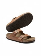 BIRKENSTOCK ΣΑΝΔΑΛΙA ΔΕΡΜΑΤΙΝΑ ΚΑΦΕ ΑΝΤΡΙΚΟ PRE OWNED 41