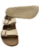 BIRKENSTOCK SANDALI CLASSICI CREMA UNISEX PRE OWNED EU 45