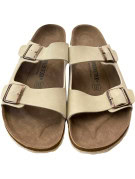 BIRKENSTOCK SANDALI CLASSICI CREMA UNISEX PRE OWNED EU 45