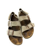 BIRKENSTOCK SANDALS CLASSIC BEIGE UNISEX PRE OWNED