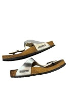 BIRKENSTOCK SANDALI MINIMAL ARGENTO UNISEX PRE OWNED EU 39