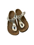 BIRKENSTOCK SANDALI MINIMAL ARGENTO UNISEX PRE OWNED EU 39