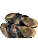 BIRKENSTOCK SANDALS MINIMAL BLACK UNISEX PRE OWNED EU 40