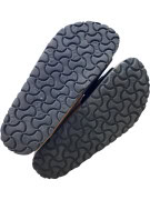 Birkenstock Σανδάλια Slide Classic Buckle Patent Δερμάτινα Μαύρο Unisex EU 36