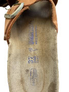 Birkenstock Σανδάλια Slide Classic Διπλό Λουράκι Δερμάτινα Καφέ Unisex EU 37