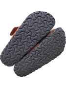 Birkenstock Σανδάλια Slide Classic Διπλό Λουράκι Δερμάτινα Καφέ Unisex EU 37