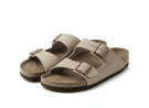 BIRKENSTOCK SANDALS MINIMAL BEIGE UNISEX PRE OWNED