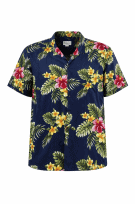 BISSOLOSTI ΠΟΥΚΑΜΙΣΟ HAWAIIAN FLORAL NAVY ΑΝΤΡΙΚΟ PRE OWNED 3XL