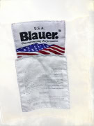 BLAUER GIUBBOTTO BOMBER VINTAGE PATCHES BEIGE UOMO L
