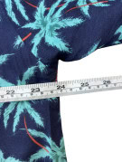 BLUE HARBOUR CAMICIA HAWAIIANA TROPICAL NAVY UOMO PRE OWNED L