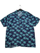 BLUE HARBOUR CAMICIA HAWAIIANA TROPICAL NAVY UOMO PRE OWNED L