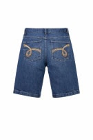 BLUE SEVEN BERMUDA SHORTS RETRO BLUE UOMO PRE OWNED L