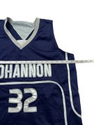 BOHANNON BASKETBALL JERSEY SPORTSWEAR NAVY UNISEX PRE OWNED