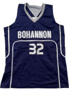 BOHANNON BASKETBALL JERSEY SPORTSWEAR NAVY UNISEX PRE OWNED